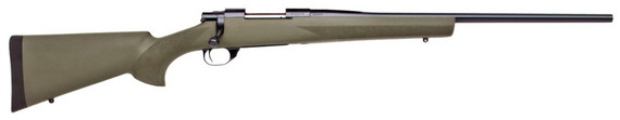 Howa M1500, Hogue Overmolded, 7MM PRC, 24.00" Threaded Barrel, 4 Rds, Green 