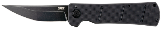 CRKT Inazuma No Ken, Black G10 Handle, Stonewashed Finish 