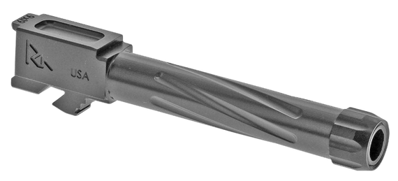 Rival Arms Precision V1 Match Grade Glock 19 Gen5 9mm Luger Threaded Barrel, 9MM, Fluted Profile, Stainless PVD 
