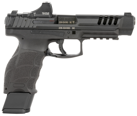 Heckler & Koch VP9L SCS, 9mm Luger, 5.00" Barrel, 10+1 Rds, Black - 642230266414 