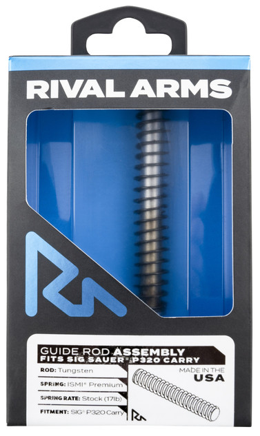 Rival Arms Guide Rod Assembly, Fits SIG Sauer P320 Carry, Silver 