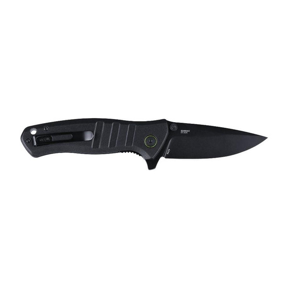 CRKT Dextro, Black TiNi D2 Steel, Black Aluminum Handle 