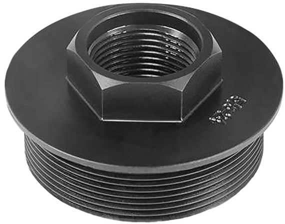 Yankee Hill HUB Direct Thread Mount 1/2x36, 1.375x24 HUB Adapter, Black Melonite QPQ 