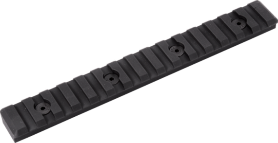 Timber Creek Outdoors M-LOK 15 Slot Picatinny Rail, Black Hardcoat Anodized 
