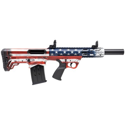 Gforce Arms GFY-1, 12 Gauge, 18.50" Threaded Barrel, 5 Rds, USA Flag Cerakote 
