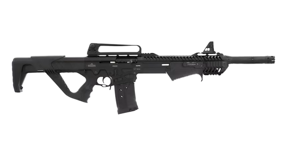 Dickinson Ermox Hybrid, Ghost Ring Sights, 12 Gauge, 18.50" Barrel, 5 Rds, Black 
