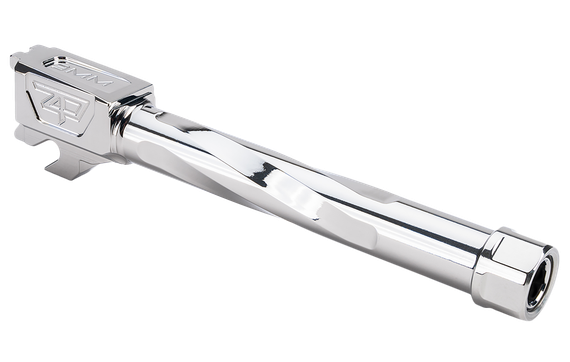 Zaffiri Precision ZP.320FBTSS, 9MM, Threaded Pistol Barrel, Stainless Finish, Silver 