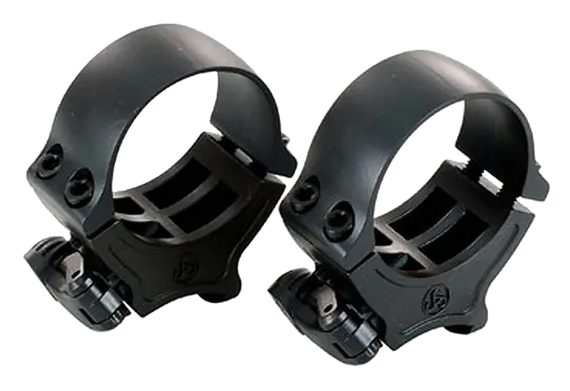 Sauer 505 Saddle Mount 34mm Ring, Steel Scope Ring Set, Black 