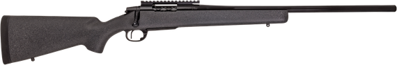 Remington 700 Alpha 1 Hunter, 7MM PRC, 24.00" Threaded Barrel, 3 Rds, Timney Elite Hunter Trigger, Black Cerakote, Gray Speckled 
