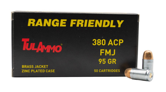 Global Ordnance Tulammo, 380 ACP, 95 Gr, FMJ, 50 Rds 