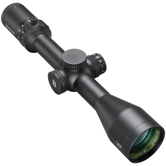 Bushnell R7 4-20x50, 4-20x, SFP, Holdover Reticle, Black 