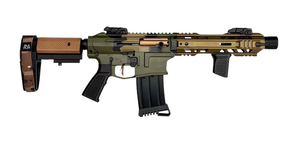 Orthos Arms Joker Whiskey Elite, 12 GA, 10 Rds, Pro-Tech Auto Knife Combo, Multi-Pattern Cerakote 