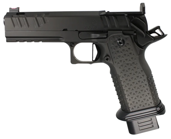 Atlas Gunworks Apollo V3, 9MM, 4.60" Ported Bull Barrel, 20 RDs, Sub 2 Lb Trigger, All DLC Black 