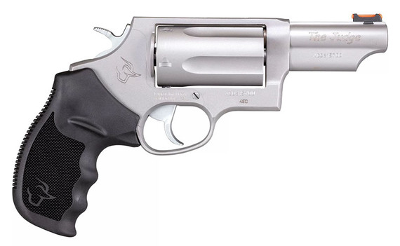 Taurus Judge, .45 Colt/.410, 3" Barrel, 5 Rds, Stainless Steel - 725327602125 