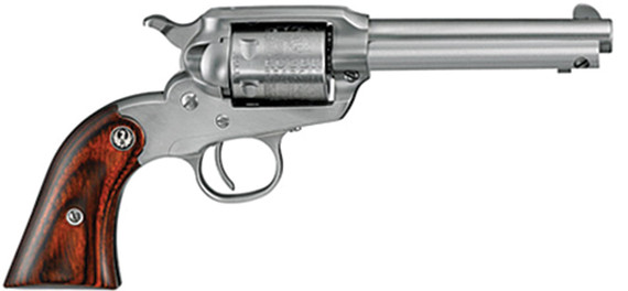 Ruger Bearcat, .22LR, 4.2" Barrel, 6 Rds, Satin Stainless - 736676009138 