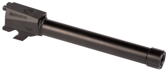 SilencerCo Threaded Barrel, 9mm Luger, 5.46" Length, Black Nitride Finish - 816413024058 