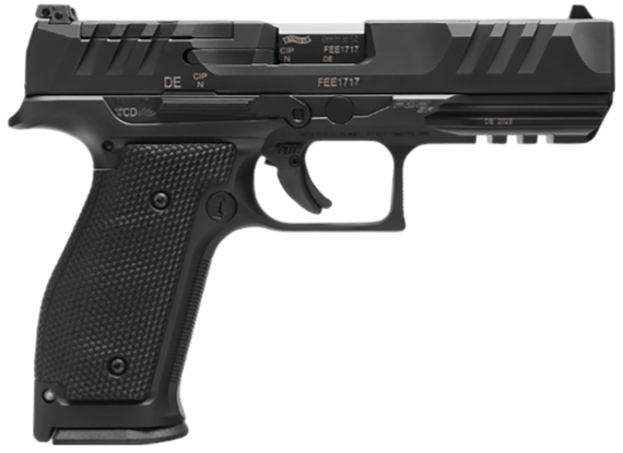 Walther PDP SF Full Size Frame, 9MM Luger, 4.50" Barrel, 10+1 Rds, Black 