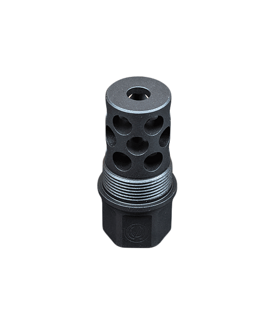 SilencerCo TOMD Muzzle Brake, Thread Over Mount, Matte - 816413028261 