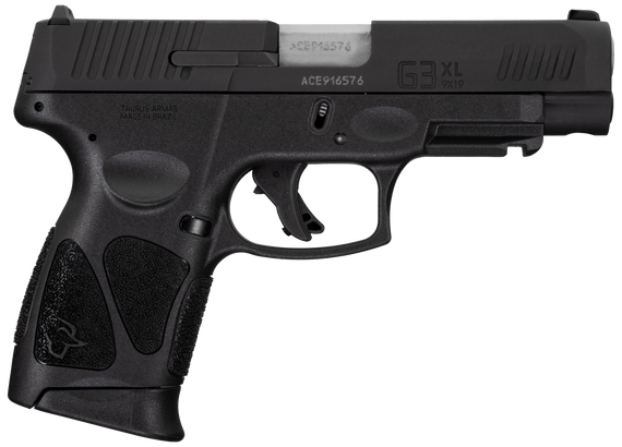 Taurus G3XL, 9MM, 4.00" Barrel, 10+1 Rds, Matte Black Tenifer - 725327630487 