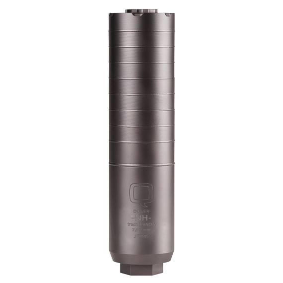 Q Trash Panda Quick Detach Suppressor, 7.62 NATO, Titanium, Black 