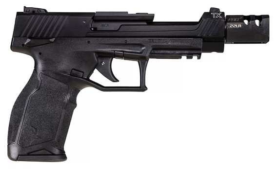 Taurus TX22 Competition SCR, .22 LR, 5.40" Barrel, 16 Rds, Black Anodized - 725327936664 