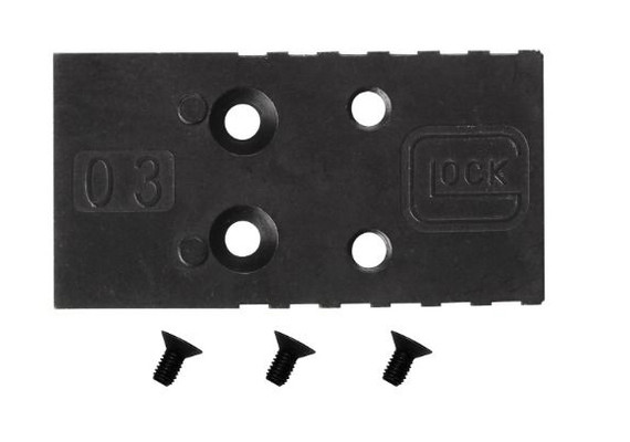GLOCK Adapter Plate 03, Fits MOS Pistol Models, Black - 764503055416 