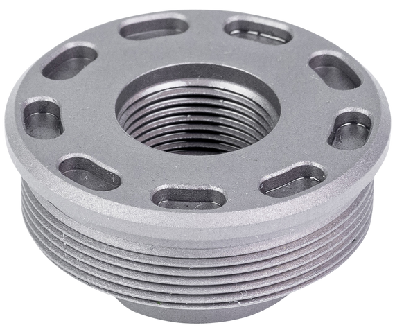 SilencerCo Bravo Direct Thread Mount, Black Titanium - 816413028414 