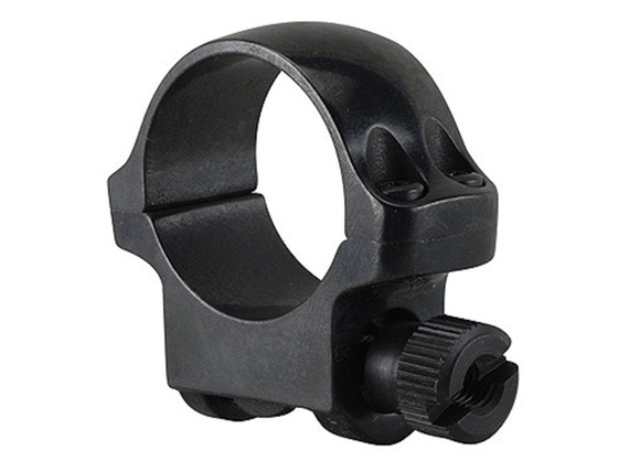 Ruger 3BHM Low/Matte Blue Scope Ring, 1" Tube, Low Profile - 736676902774 