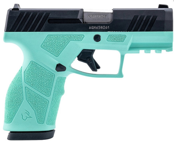 Taurus GX2, 9MM, 3.38" Barrel, 10 Rds, Cyan/Black - 725327637059 