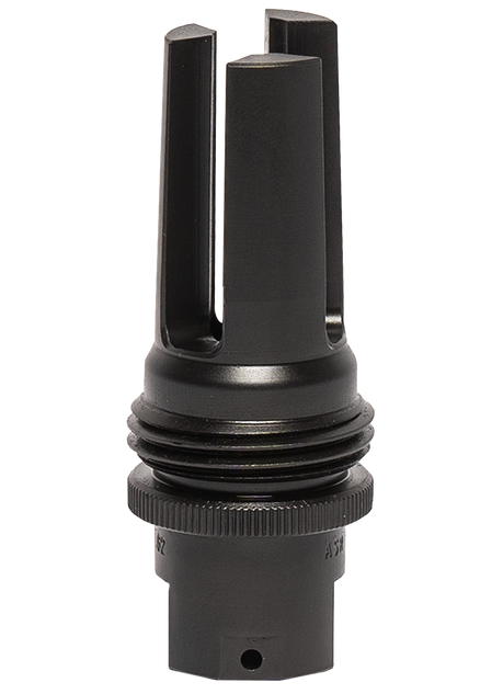 SilencerCo AC5364 ASR Flash Hider, Black Nitride, 1/2"x28 Threads, .30 Cal - 816413028384 