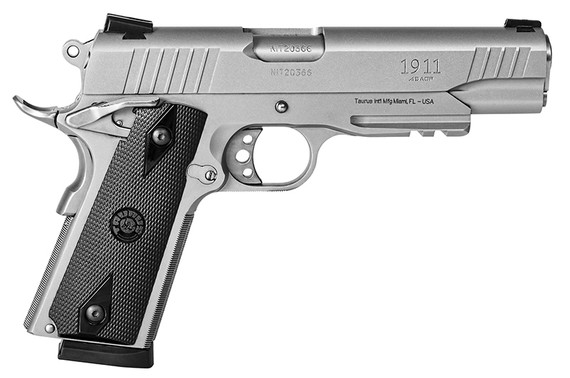 Taurus PT-1911, 45 ACP, 5.00" Barrel, 8 Rds, Stainless - 725327602460 