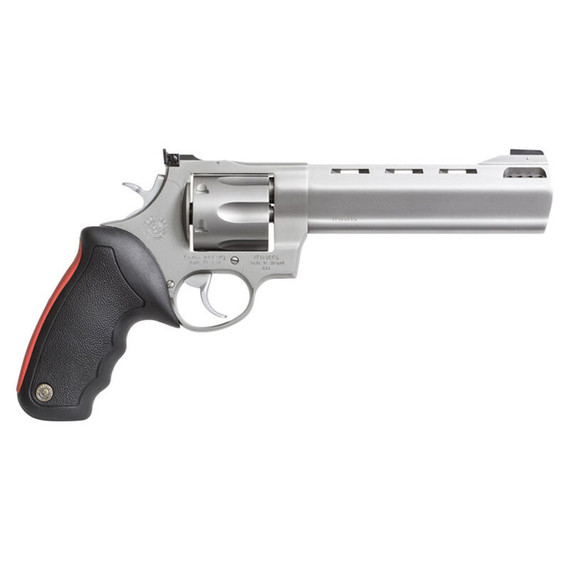 Taurus 444 Raging Bull, 44 Magnum, 6.50" Barrel, 6 Rds, Stainless - 725327320869 