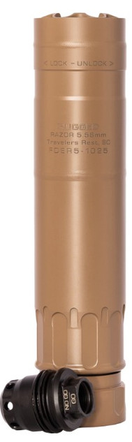 Rugged Suppressors Razor556, Quick Detach, FDE - 850044499281 