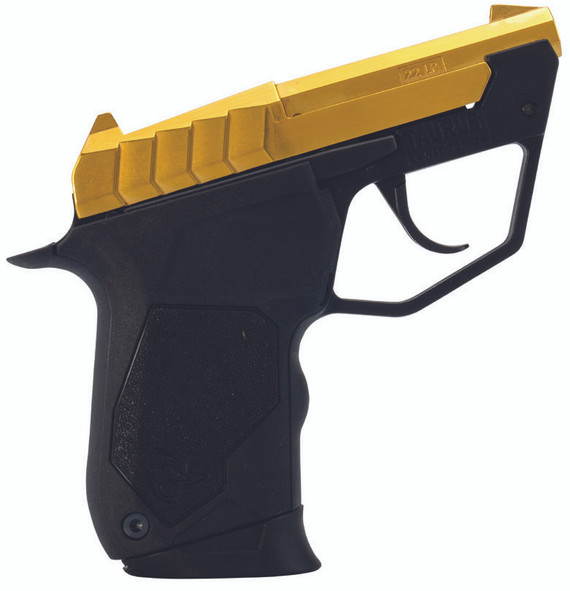 Taurus 22 TUC, .22LR, 2.50" Barrel, 9 Rds, Gold/Black - 725327943532 