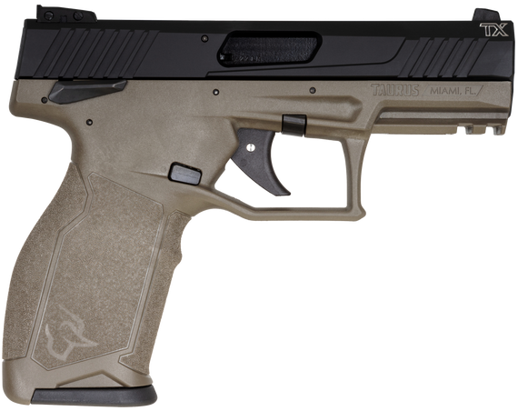 Taurus TX22, 22 LR, 4.10" Barrel, 16+1 Rds, OD Green - 725327932352 