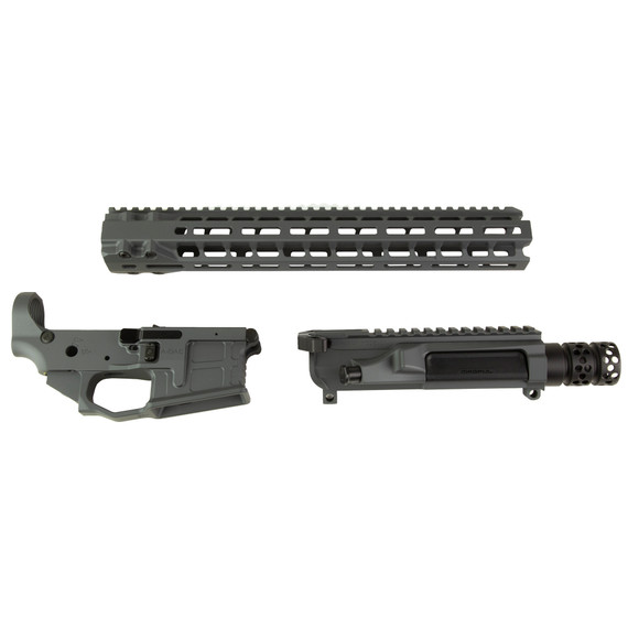 Radian Weapons AX556 Builder Kit, 14" MLOK Handguard, Cerakote Gray - 817093023959 