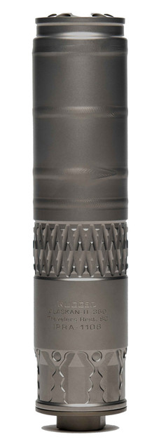 Rugged Suppressors Alaskan360Ti, Multi Cal, Titanium, Direct Thread, Black - 850044499113 