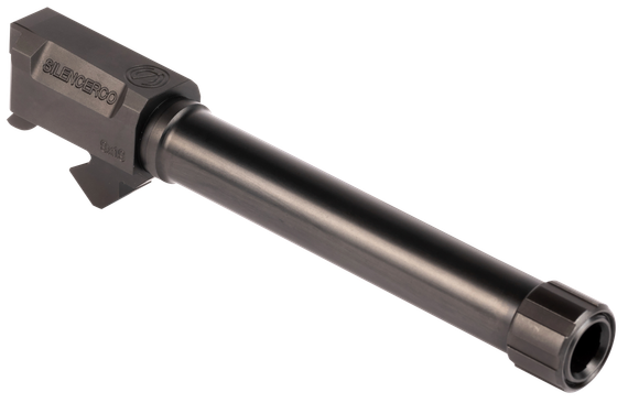 SilencerCo AC859 Threaded Barrel, 5" 9mm Luger, Black Nitride Finish - 817272012057 
