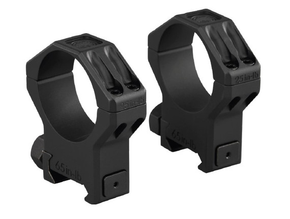 SIG Sauer ALPHA6 SCOPE RINGS 34MM HIGH, Black 