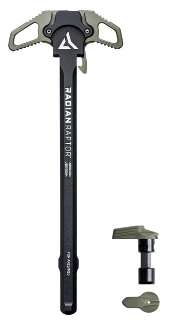Radian Weapons Raptor Charging Handle & Talon Safety Combo, Ambidextrous, OD Green - 817093027537 