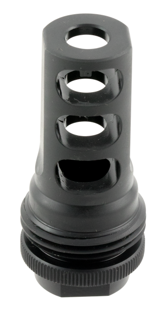 SilencerCo AC1282 ASR Muzzle Brake, 3-Port Design, Black - 817272014860 