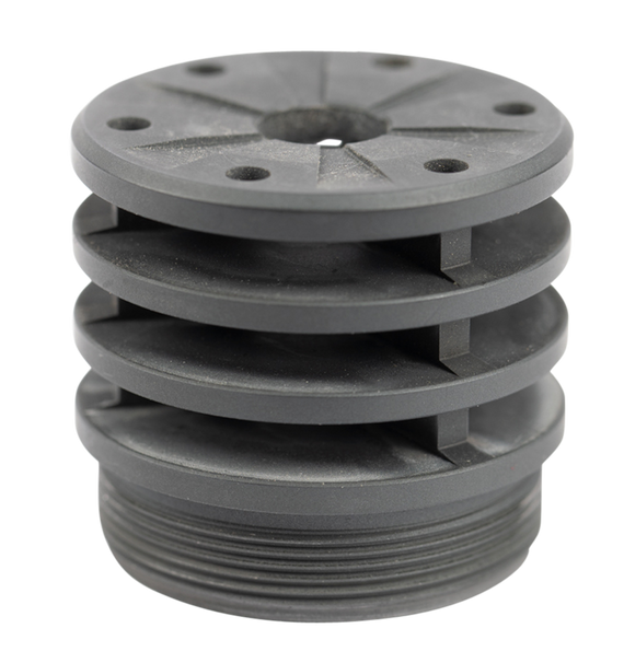 SilencerCo Bravo Anchor Brake, .458 Caliber, Black Aluminum - 816413020555 