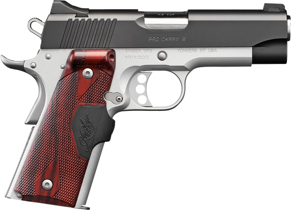 Kimber Pro Carry II, 9MM, 4.00" Barrel, 9+1 Rds, Matte Silver - 669278323893 