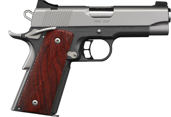 Kimber Pro CDP, 9MM Luger, 4.00" Barrel, 9+1 Rds, Kimpro II Silver - 669278302430 