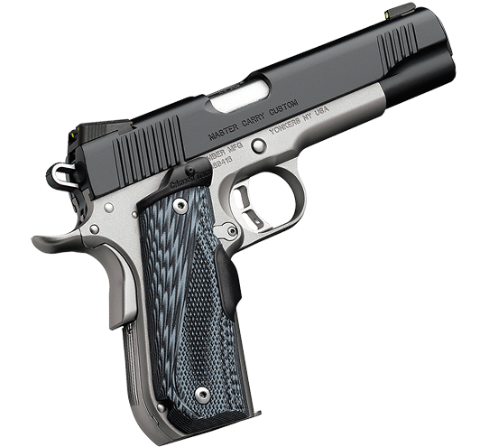 Kimber Master Carry Custom, .45 ACP, 5.00" Barrel, 8 Rds, Satin Silver - 669278302829 