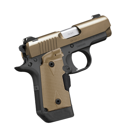 Kimber Micro 9 Desert Tan, 9MM, 3.15" Barrel, 7 Rds, Desert Tan/Black - 669278331683 