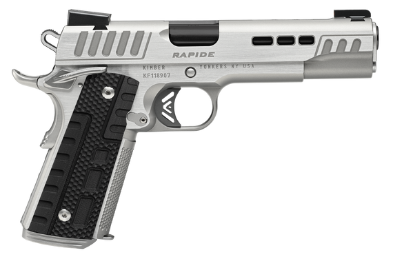 Kimber Rapide Frost, 9MM, 5.00" Barrel, 9+1 Rds, Kimpro II Silver - 669278304281 