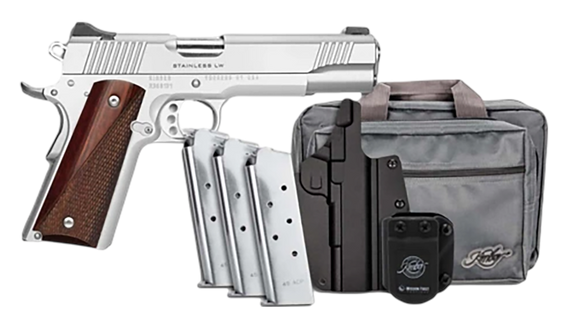 Kimber Stainless LW, 45 ACP, 5.00" Barrel, 8+1 Rds, Stainless Steel - 669278378527 