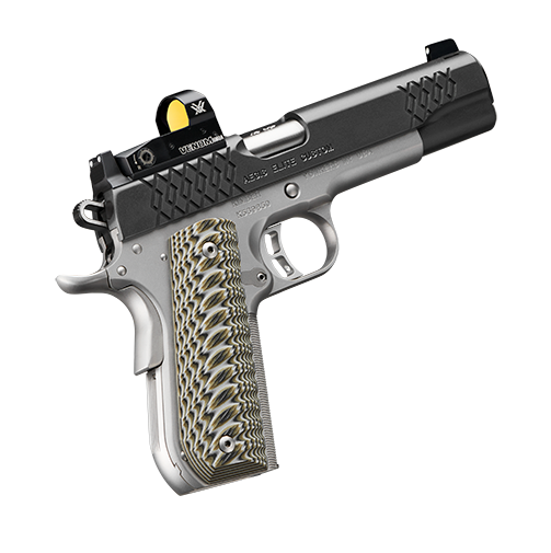 Kimber Aegis Elite Custom, .45 ACP, 5.00" Barrel, 8 Rds, Matte Black KimPro II - 669278303529 