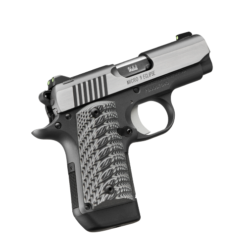 Kimber Micro 9 Eclipse, 9MM, 3.15" Barrel, 7 Rds, Black - 669278331898 